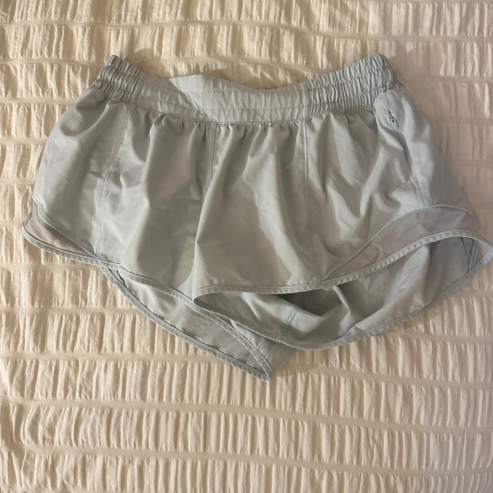 lululemon athletica Light Gray Athletic Shorts - hotty hot 2.5